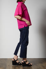 画像をギャラリービューアに読み込む, Pink short sleeve shirt
